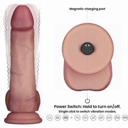 LoveToy Sliding Skin Pro II Vibrator Reîncărcabil 10 Moduri