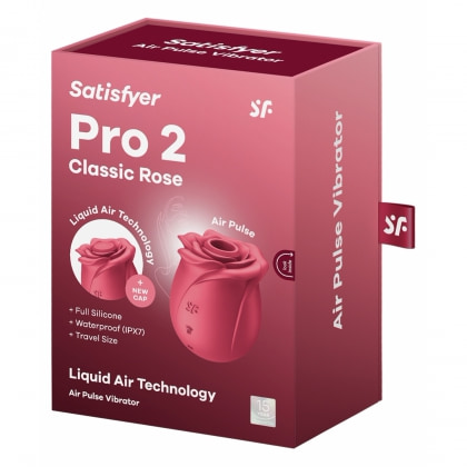 Vibrator Trandafir Satisfyer Pro 2 Classic Rose Roșu