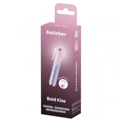 Satisfyer Bold Kiss Stimulator Clitoridian cu 30 de programe Mov