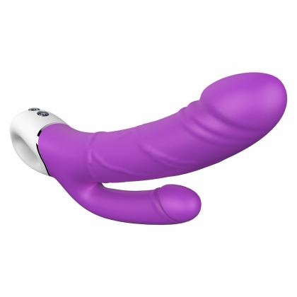 DualPulse Pro 2 Vibrator Dublu Toyz4lovers Reîncărcabil Mov