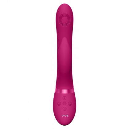 Aimi Pulse Wave and Vibrating Punctul G Rabbit Roz