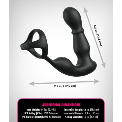 Anal Fantasy Elite Slide Glide 10 Funcții Reîncărcabil Negru
