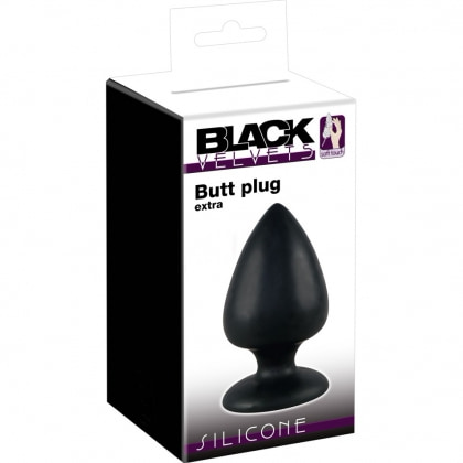 Anal Plug Black Velvets Large Negru