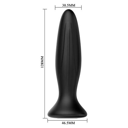 Anal Plug cu Vibrații Mr Play Negru