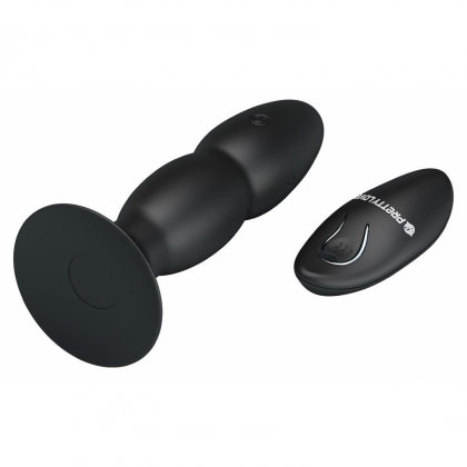Anal Plug Cu Vibrații Pretty Love Beaded Negru