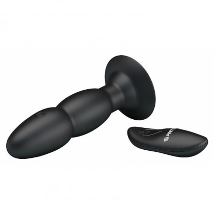 Anal Plug Cu Vibrații Pretty Love Beaded Negru