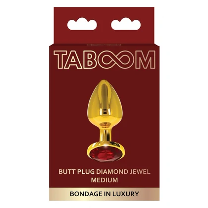 Anal Plug Diamond Jewel Medium Auriu