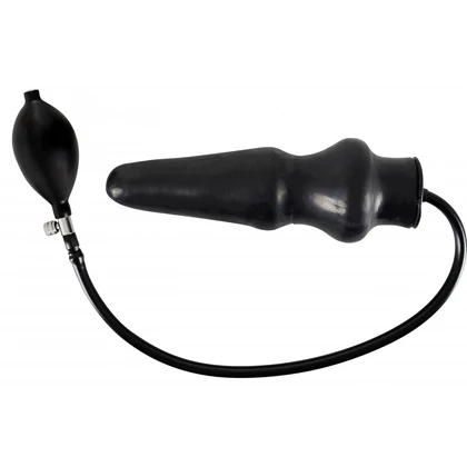 Anal Plug Latex Gonflabil 19.5cm Negru
