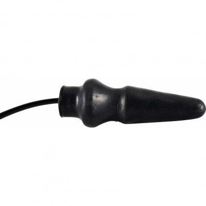 Anal Plug Latex Gonflabil 19.5cm Negru