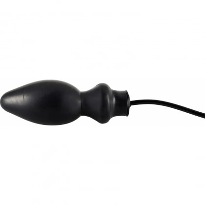 Anal Plug Latex Gonflabil 19.5cm Negru