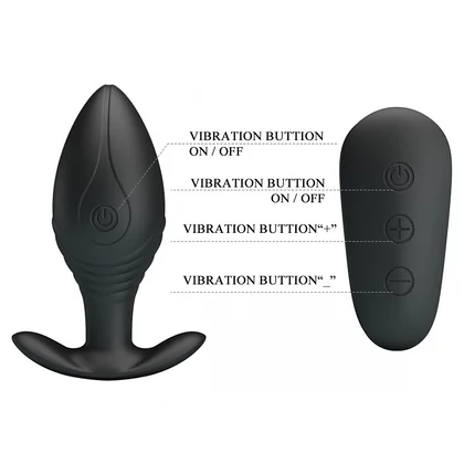 Anal Plug Pretty Love Royal Pleasure Regina Negru