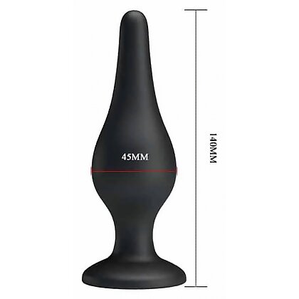 Anal Plug Cu Ventuză Negru