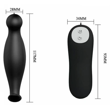 Anal Plug Pretty Love Special Anal Negru
