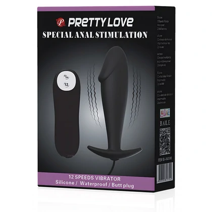 Anal Plug Pretty Love Stimulation Negru