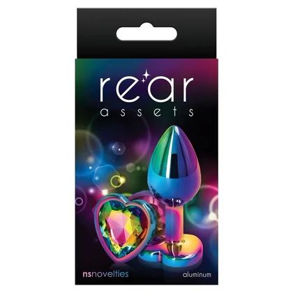 Anal Plug Rear Assets Multicolor Heart S
