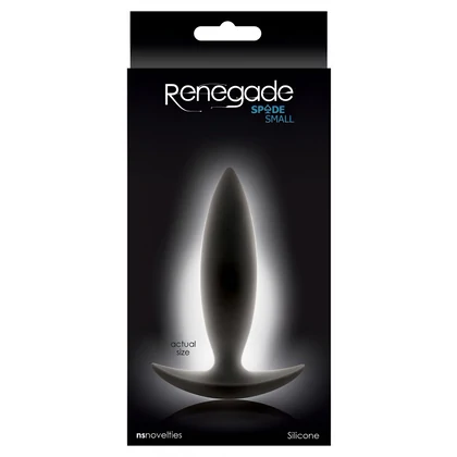 Anal Plug Renegade Spades Small Negru