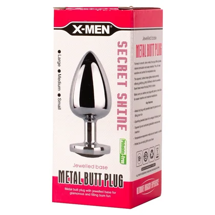 Anal Plug Secret Shade Metal L Argintiu
