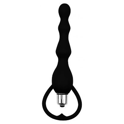 Anal Plug Tail Power Beads Negru