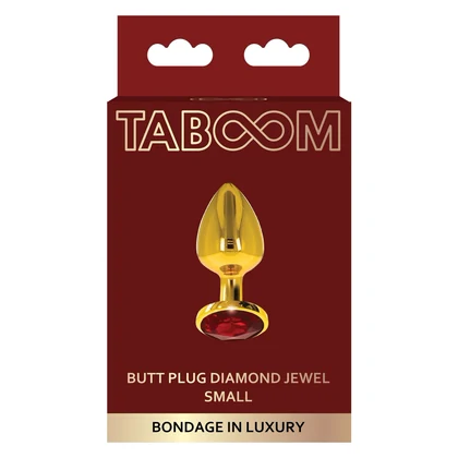 Anal Plug With Diamond Jewel S Auriu