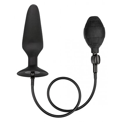 Anal Plug XL Silicone Inflatable 16cm Negru
