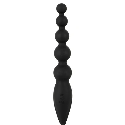 ANOS Bile Anale Vibrante, 7 Moduri, USB, Rezistent La Apă Negru