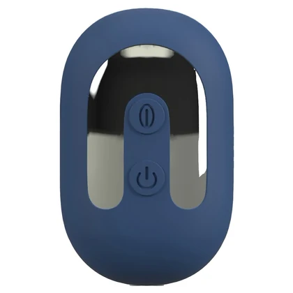 ANOS Plug Anal cu Limba Oscilantă – 10x10, Reîncărcabil Albastru