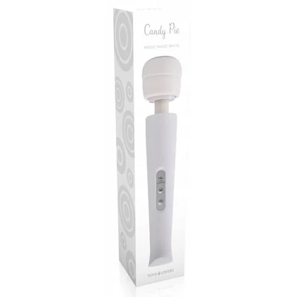 Aparat de masaj Magic Wand Candy Pie Alb