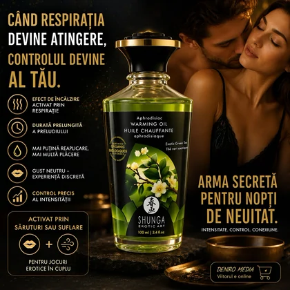 Aphrodisiac Warming Oil Green Tea 100ml
