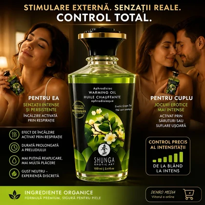 Aphrodisiac Warming Oil Green Tea 100ml