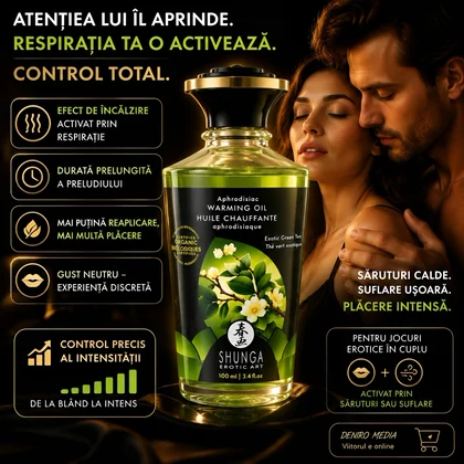 Aphrodisiac Warming Oil Green Tea 100ml