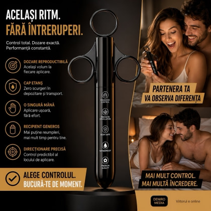 Aplicator Lubrifiant FistIt Lube Shooter Negru