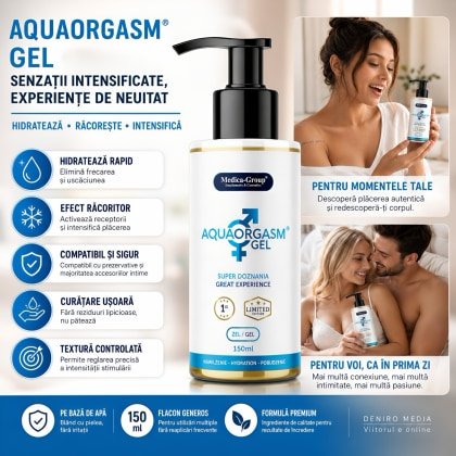 Aqua Orgasm Gel 150 ml – Alunecare Intensă și Confort