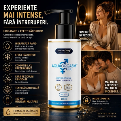 Aqua Orgasm Gel 150 ml – Alunecare Intensă și Confort