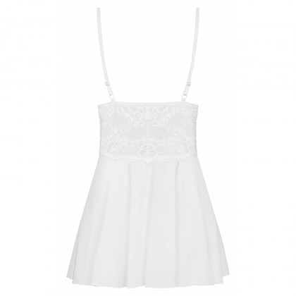 Babydoll Alb Obsessive 810-BAB S-M