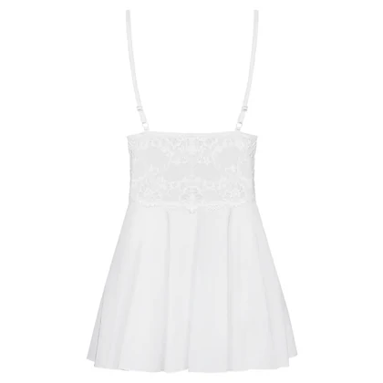 Babydoll Alb Obsessive 810-BAB S-M