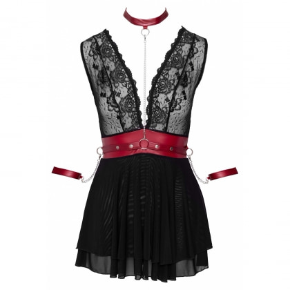 Babydoll Cottelli Collection Anya Negru S