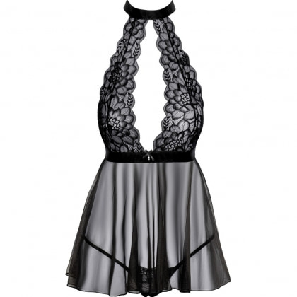Babydoll Kissable Medeea Negru L-XL