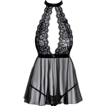 Babydoll Kissable Medeea Negru L-XL