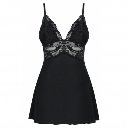 Babydoll Obsessive 810-BAB-1 Negru S-M