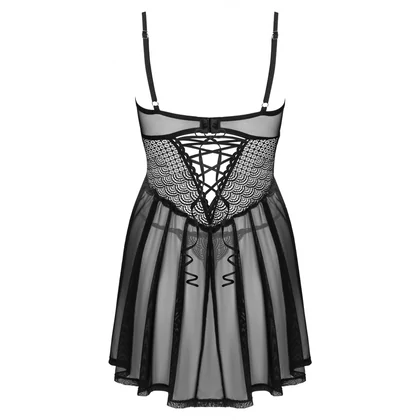Babydoll Obsessive Chemeris Negru M-L