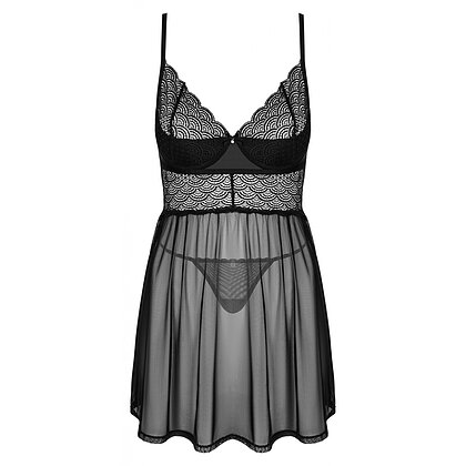 Babydoll Obsessive Chemeris Negru XS-S