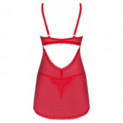 Babydoll Obsessive Chilisa Roșu XL-2XL