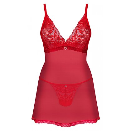 Babydoll Obsessive Chilisa Rosu M-L