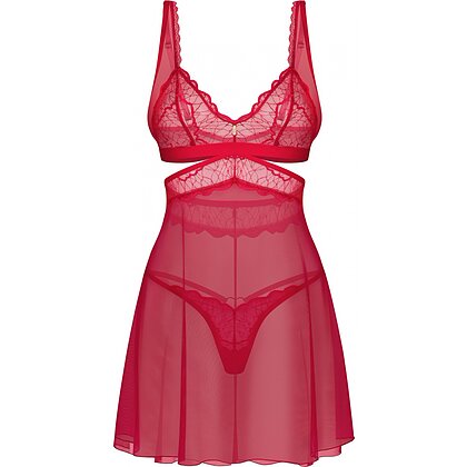 Babydoll Obsessive Cupide Desir Roșu S-M
