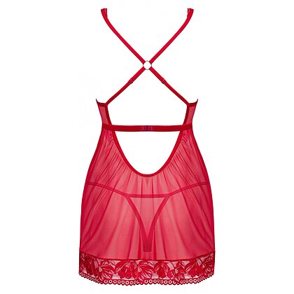 Babydoll Obsessive Lacelove Roșu XS-S