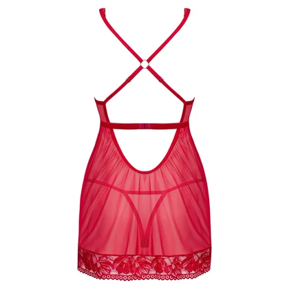 Babydoll Obsessive Lacelove Roșu XS-S
