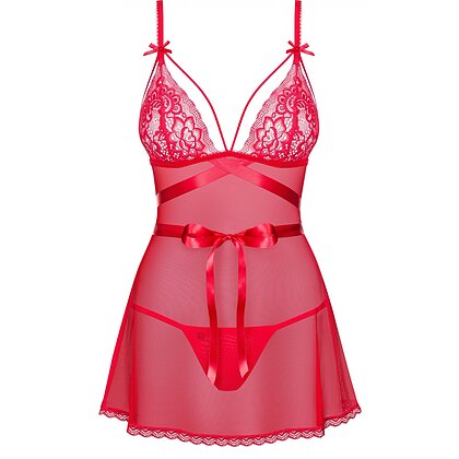 Babydoll Obsessive Lovlea Rosu S-M