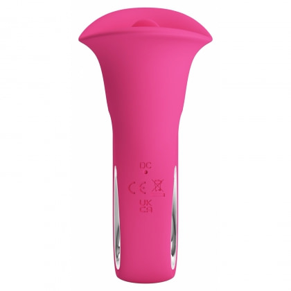 Clyde Limbă Vibratoare 12 Funcții, Reîncărcabil USB Roz