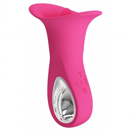 Clyde Limbă Vibratoare 12 Funcții, Reîncărcabil USB Roz