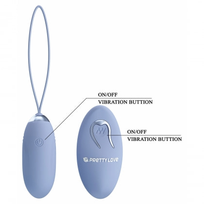 Jenny Vibrator Compact 12 Moduri Reîncărcabil USB Albastru